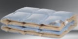 Одеяло Финское 200*220 (300гр) ткань тик, наполнитель верблюд-бамбук, чемодан, Ника